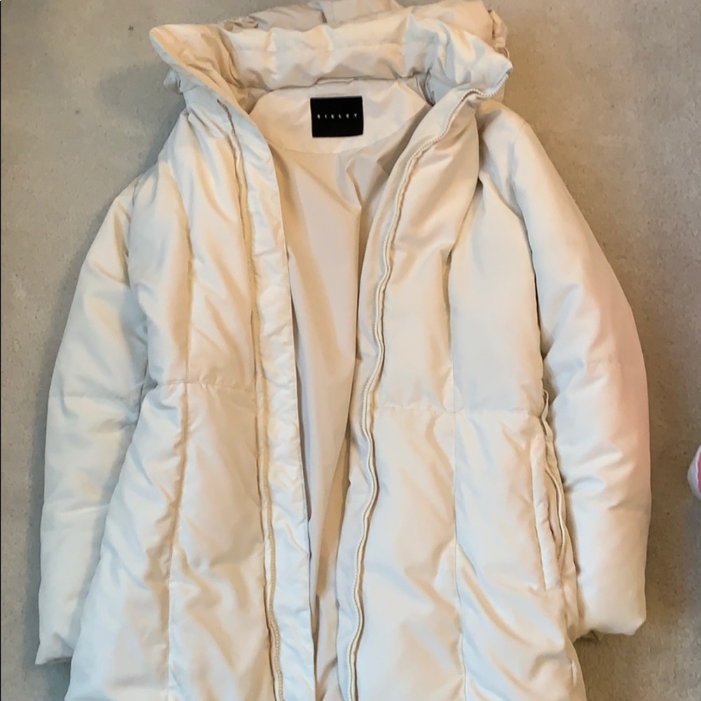 Sisley off white winter coat